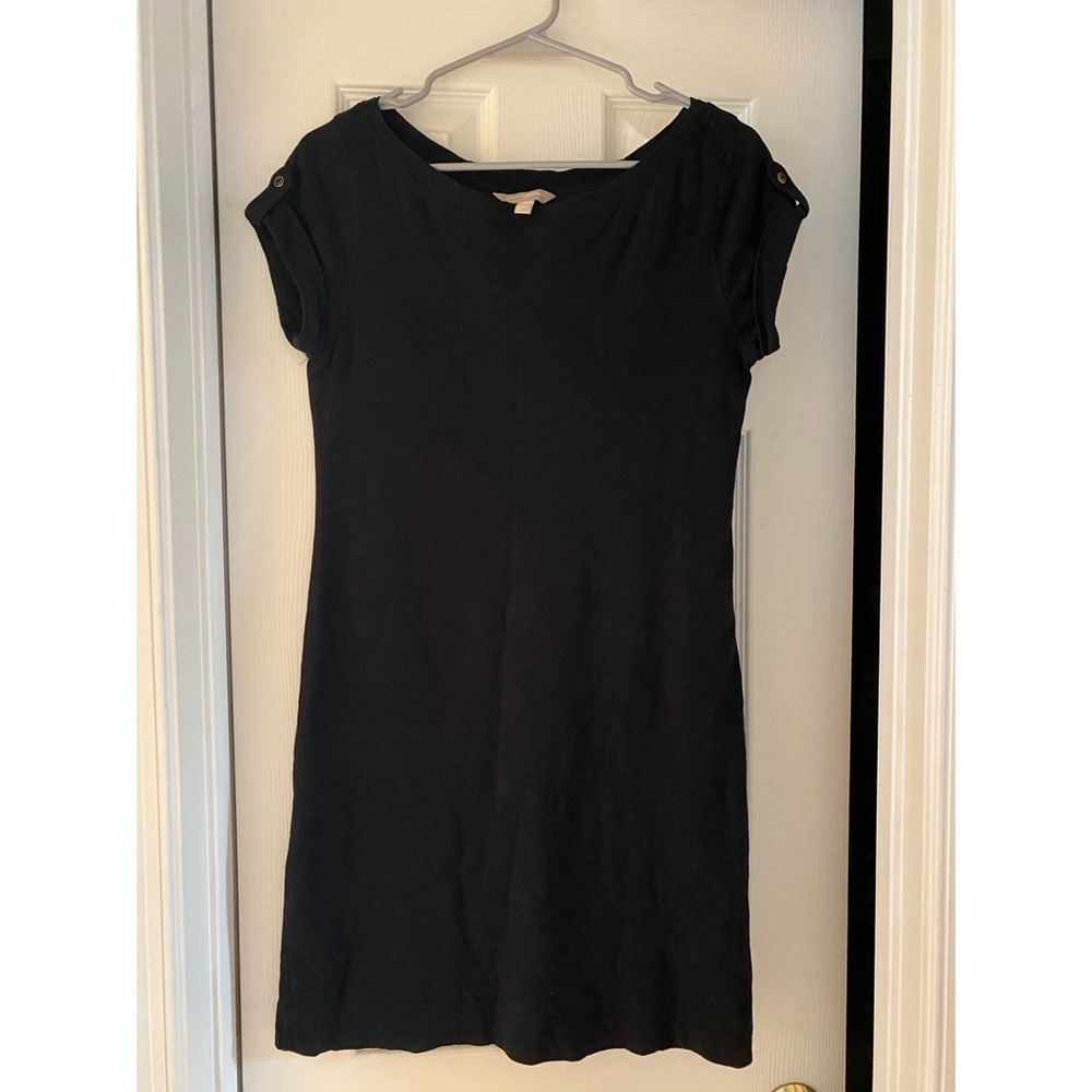 Banana Republic black cotton dress